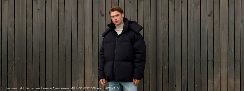 мужской пуховик voishe