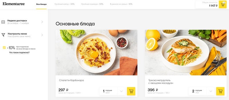 Элементари главная